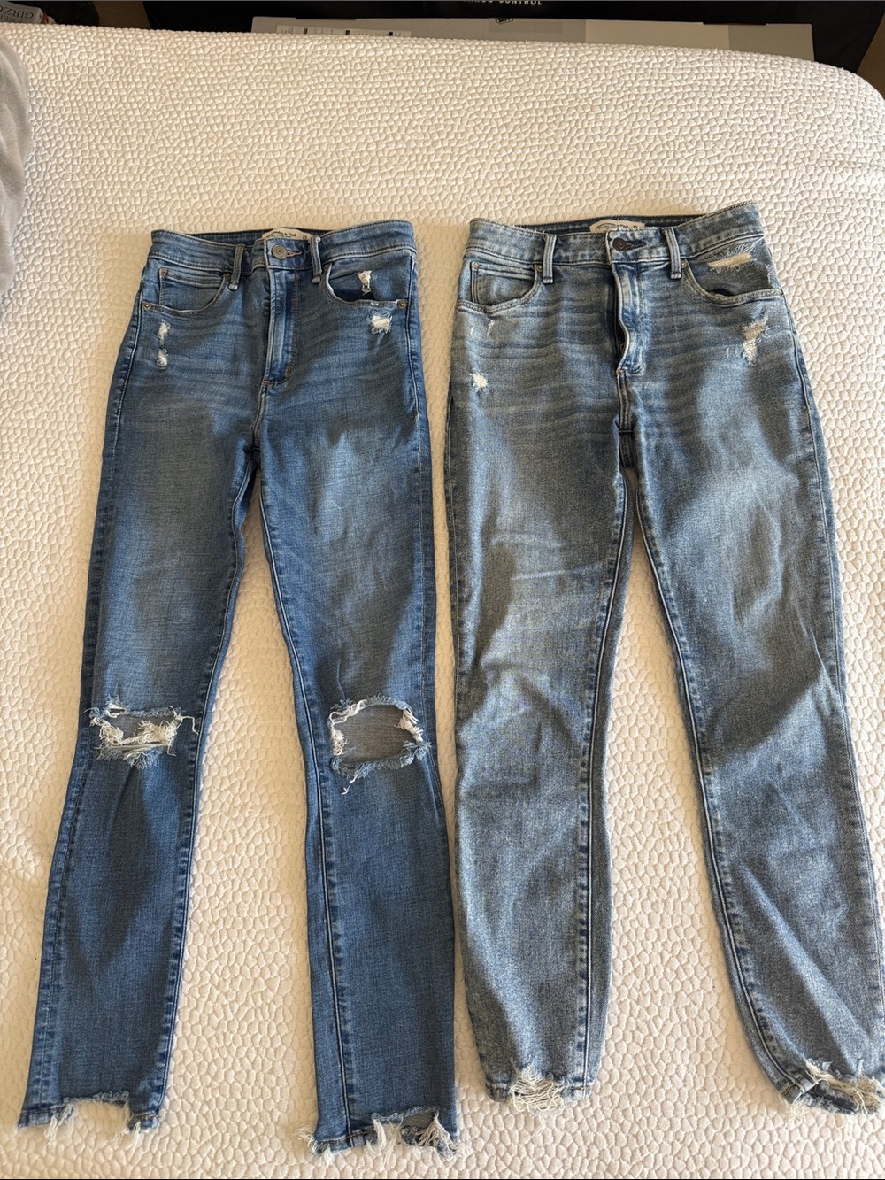Two Pairs of Abercrombie & Fitch Jeans